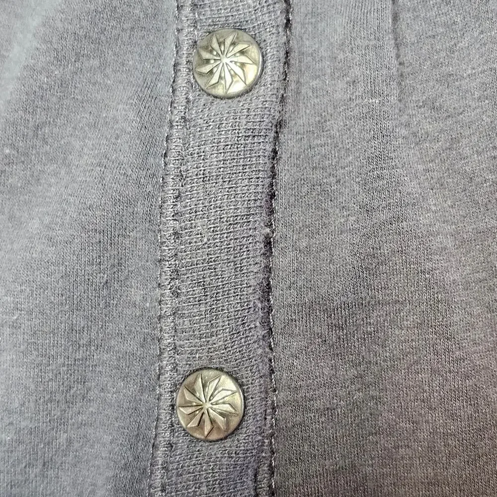 Athleta Drop In Tiered Sleeveless Cotton Blend Dress, Charcoal Gray, Size L